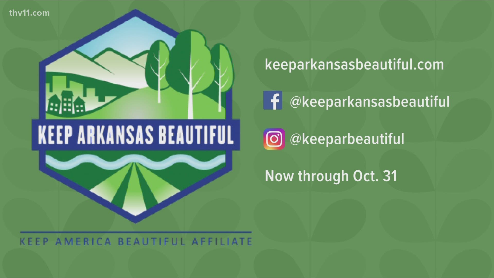 Get outdoors and explore Arkansas while helping cleanup the thousands of pounds of litter left behind.