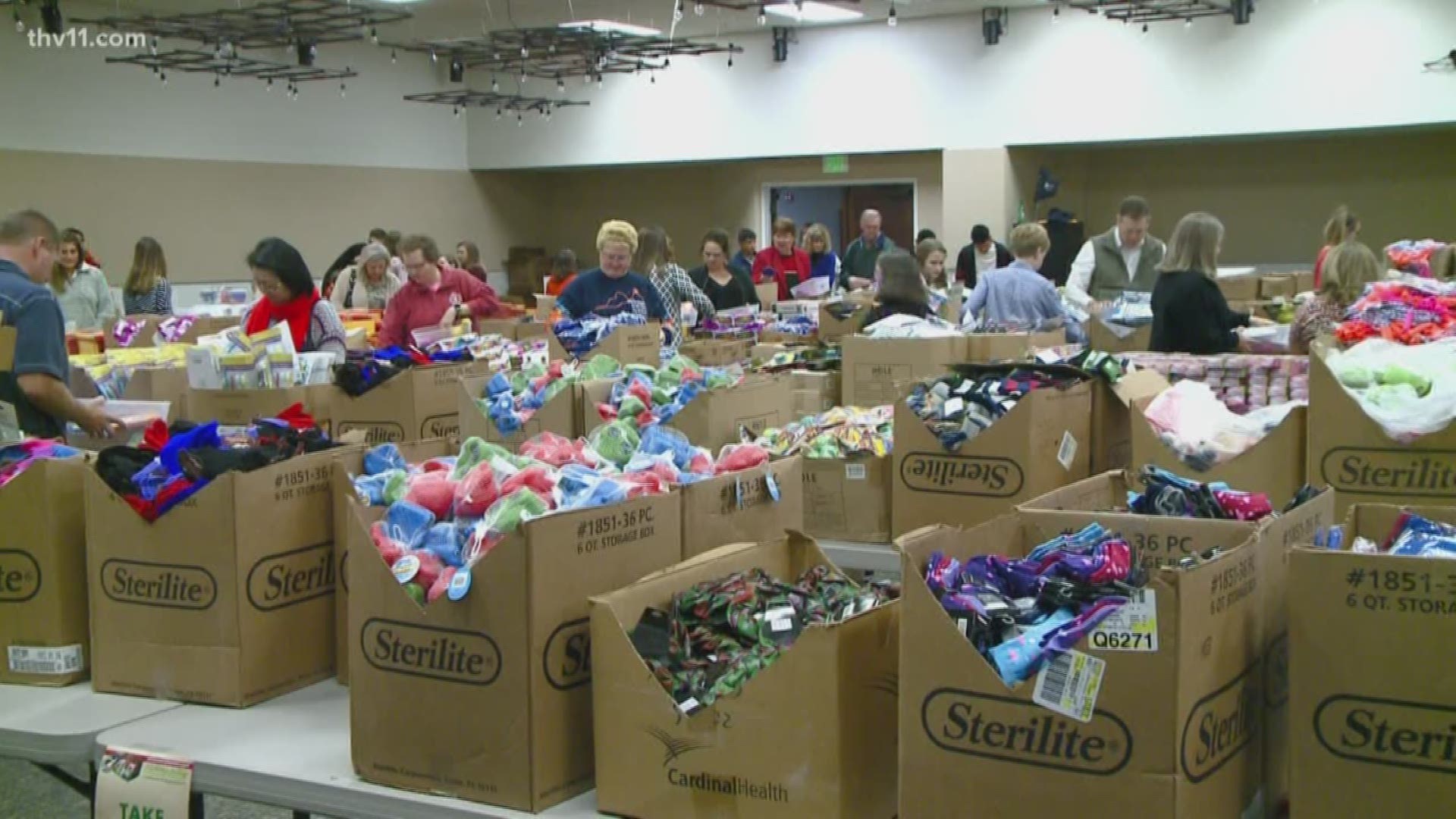 Immanuel Baptist Church is helping spread Holiday Cheer by sending 25-hundred holiday boxes to children in need, all across the globe.