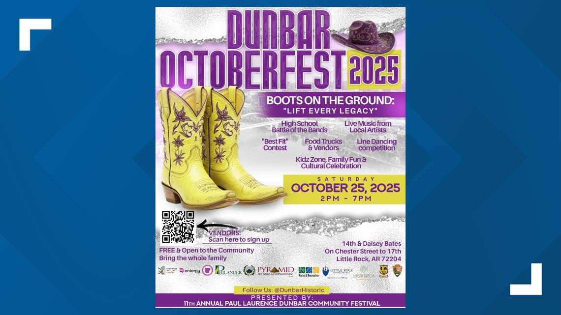 Dunbar OCTOBERFEST 2025 to celebrate Little Rock’s first African-American community