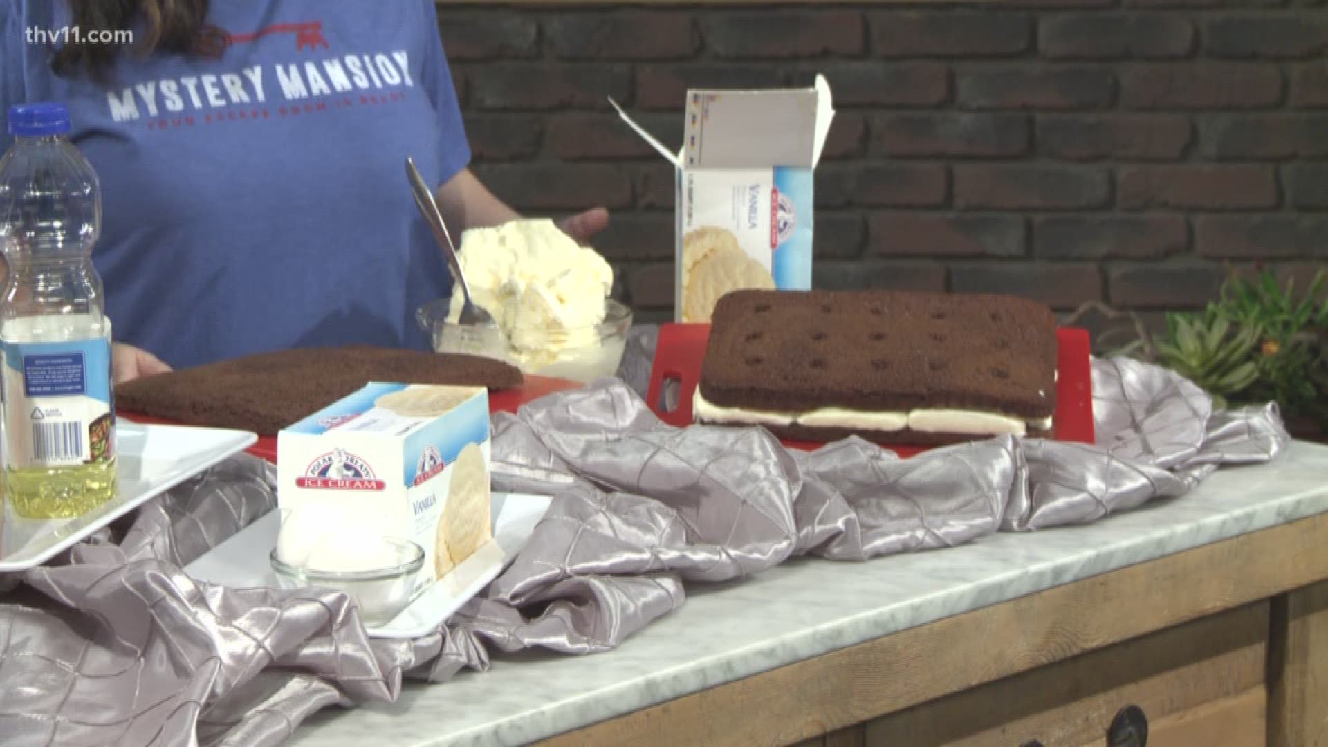 A giant ice cream sandwich is everything you need for summer gatherings.