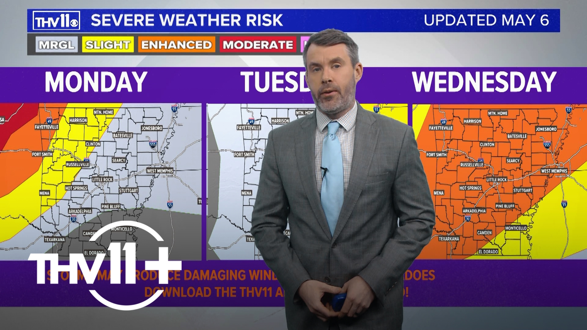 THV11+ weather forecast | May 6, 2024.