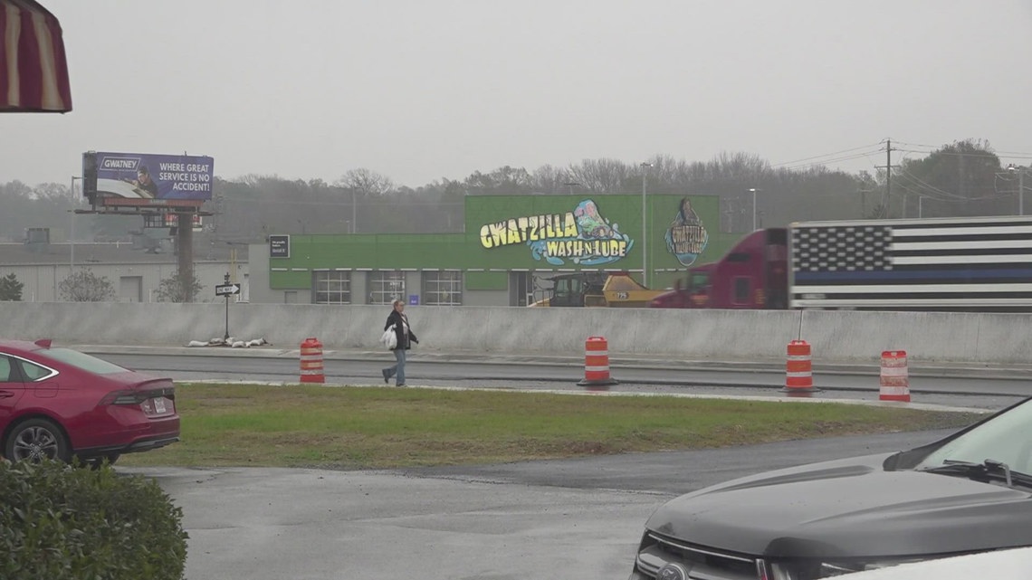 Several businesses near I-57 construction in Jacksonville shutting down | Here's why