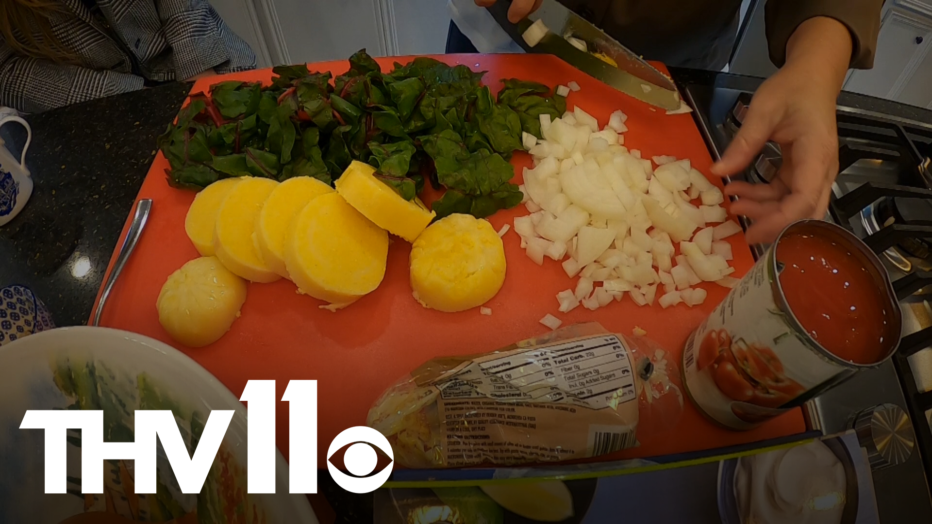 Hana Williams sits down with Denise Albert from Cooking in Bloom to learn how to make polenta with swiss chard.