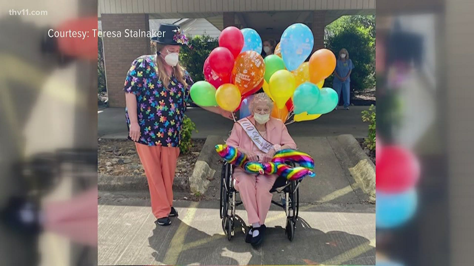 So what does Zuzy credit for helping her make it to 100? She says the secret to a long life is being a kind person — and veggie straws!