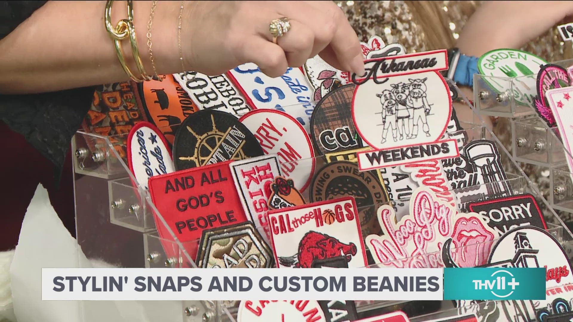 You can create your own custom hat with Stylin' Snaps. Krista Spakes tells us there is still time to get a custom creation before Christmas.