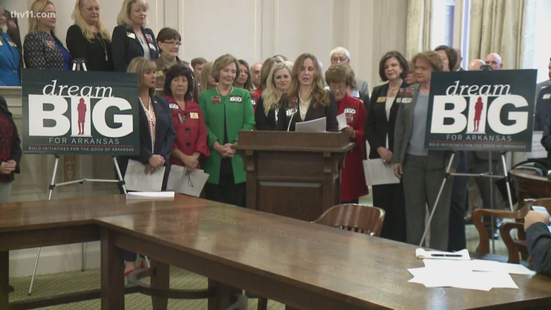 21 Republican women in the Arkansas Legislature came together to establish an agenda for session.