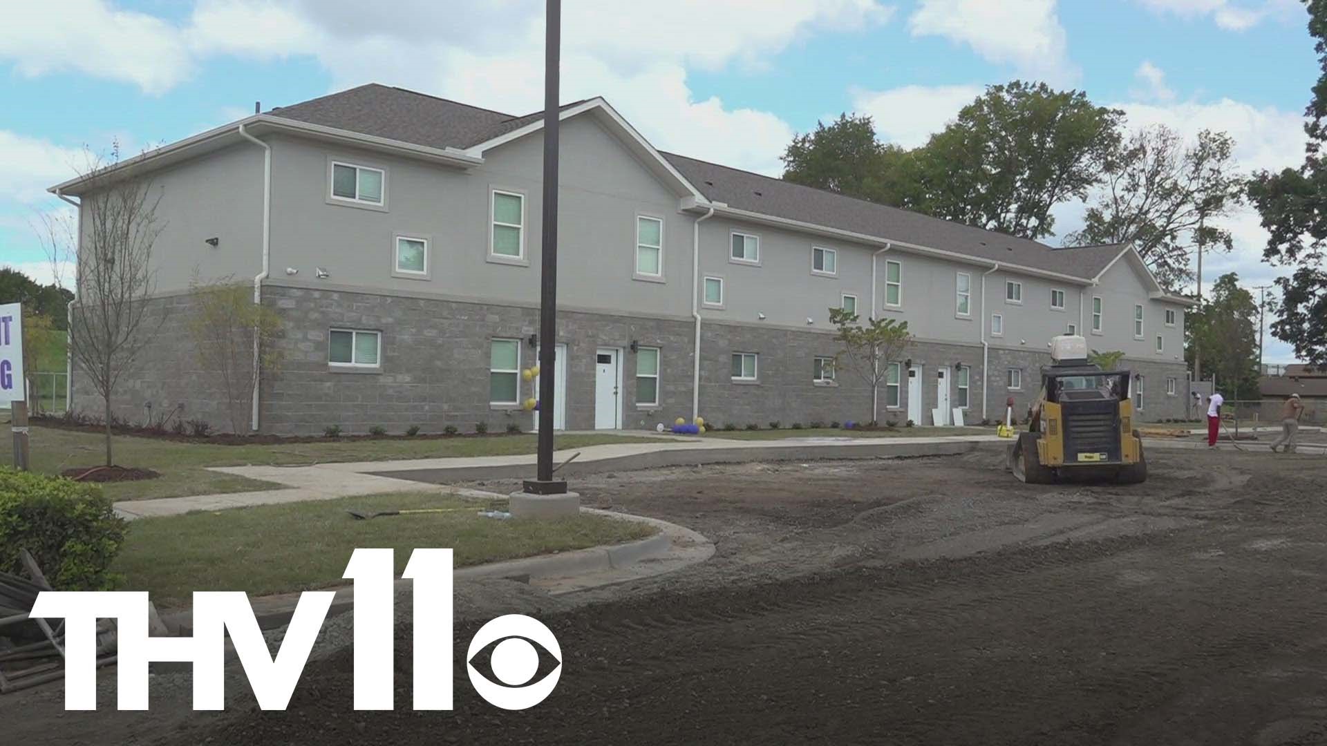 Six months ago the college broke ground on Shorter College dorms for the first time in nearly two decades. On Wednesday, 50 students were able to move in.