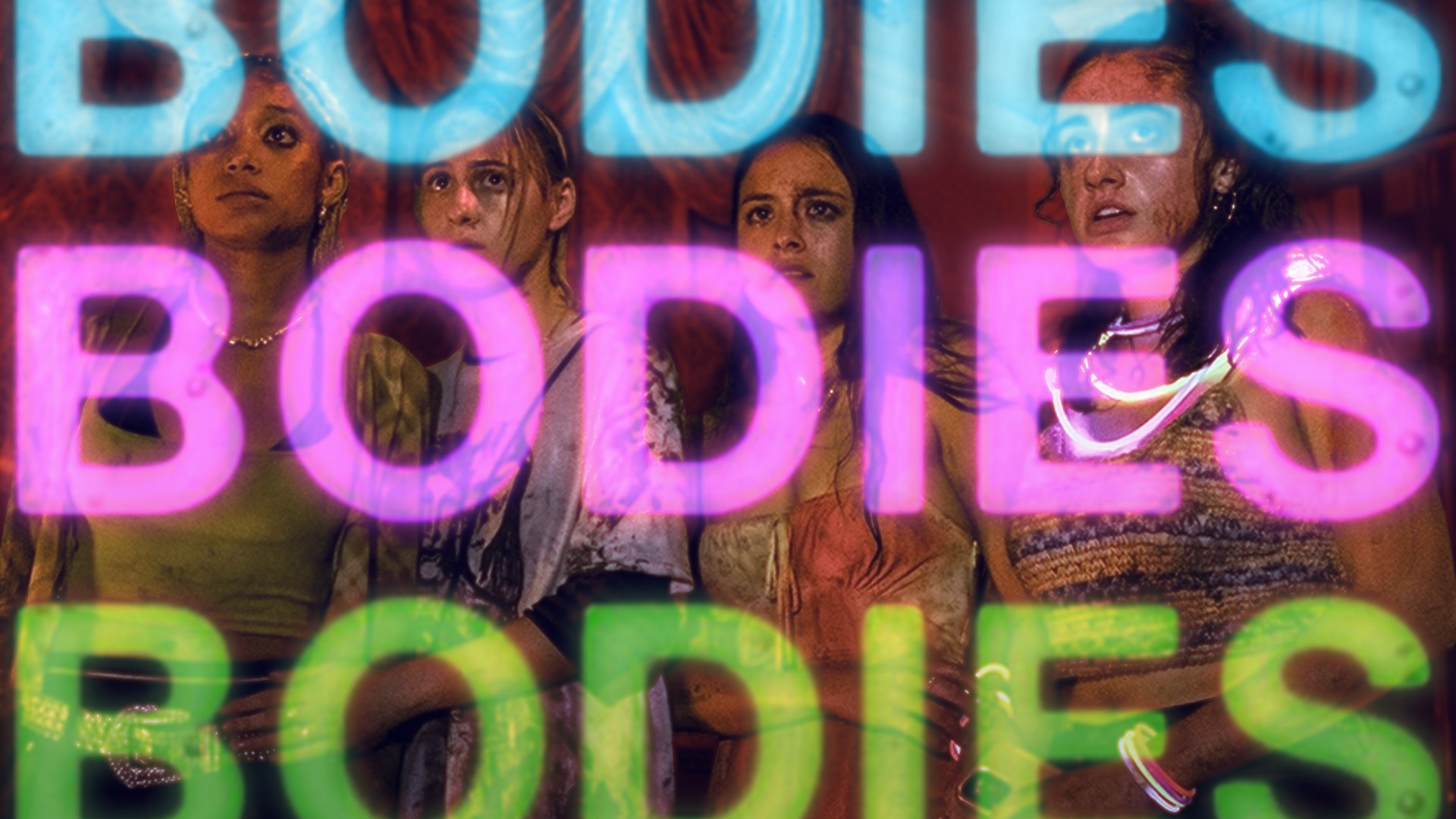 Bodies Bodies Bodies is cloaked in modern slang and Gen Z culture but it's a timeless look at mass hysteria and how facts can be distorted.
