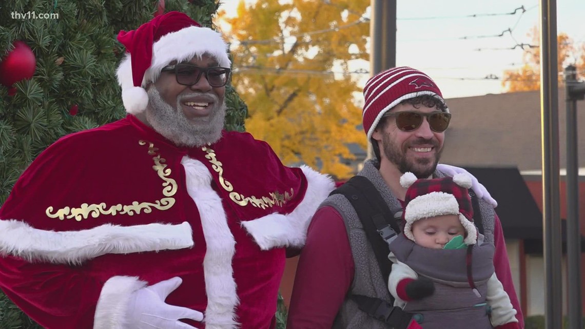 Black Santa pays visit to North Little Rock community - Vimarsana News
