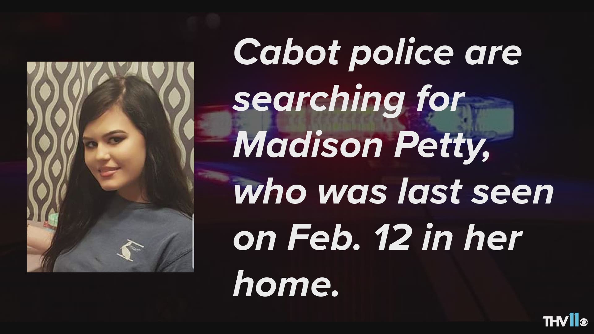 If anyone has information, please contact the Cabot Police Department at 501-843-6526.