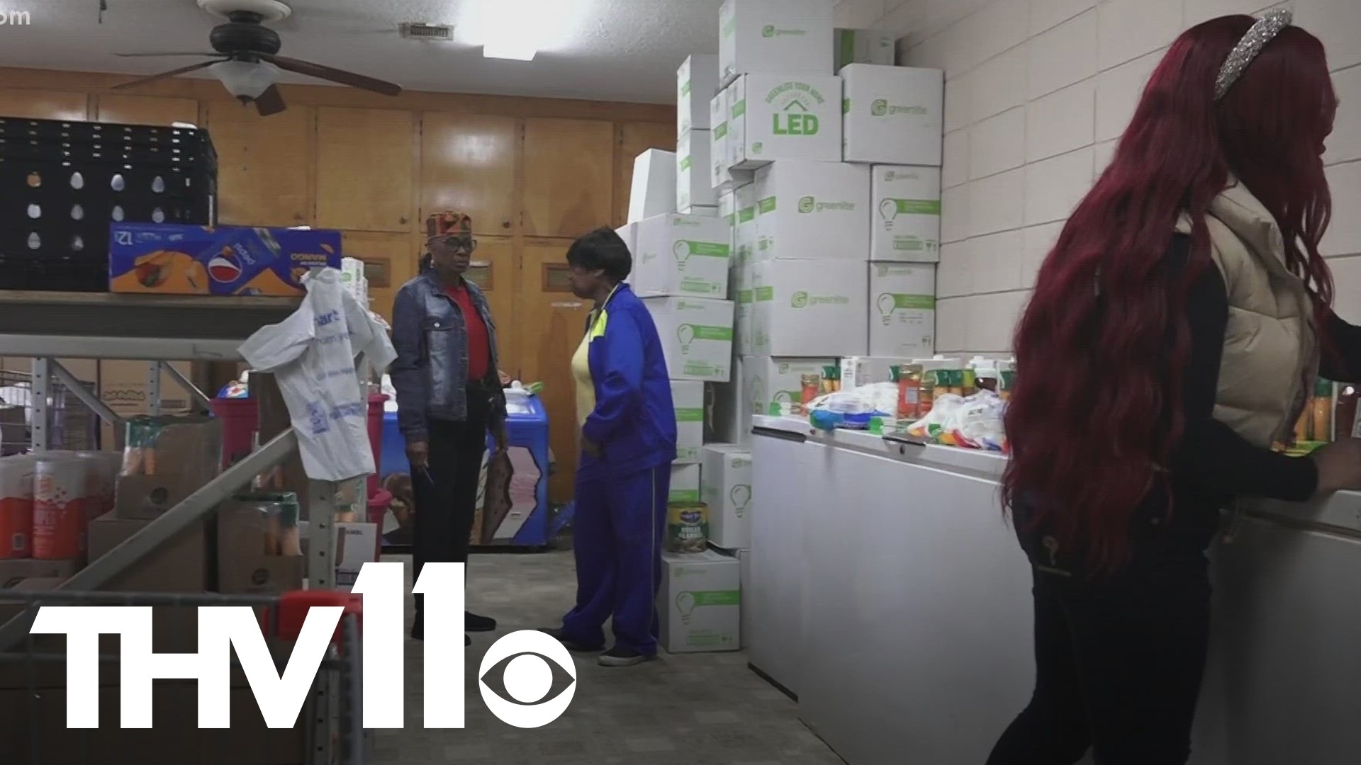 Wednesday was a big day for people in Pine Bluff after the First Ward Living Grace food pantry gave away over 40,000 pounds of groceries to people in need.