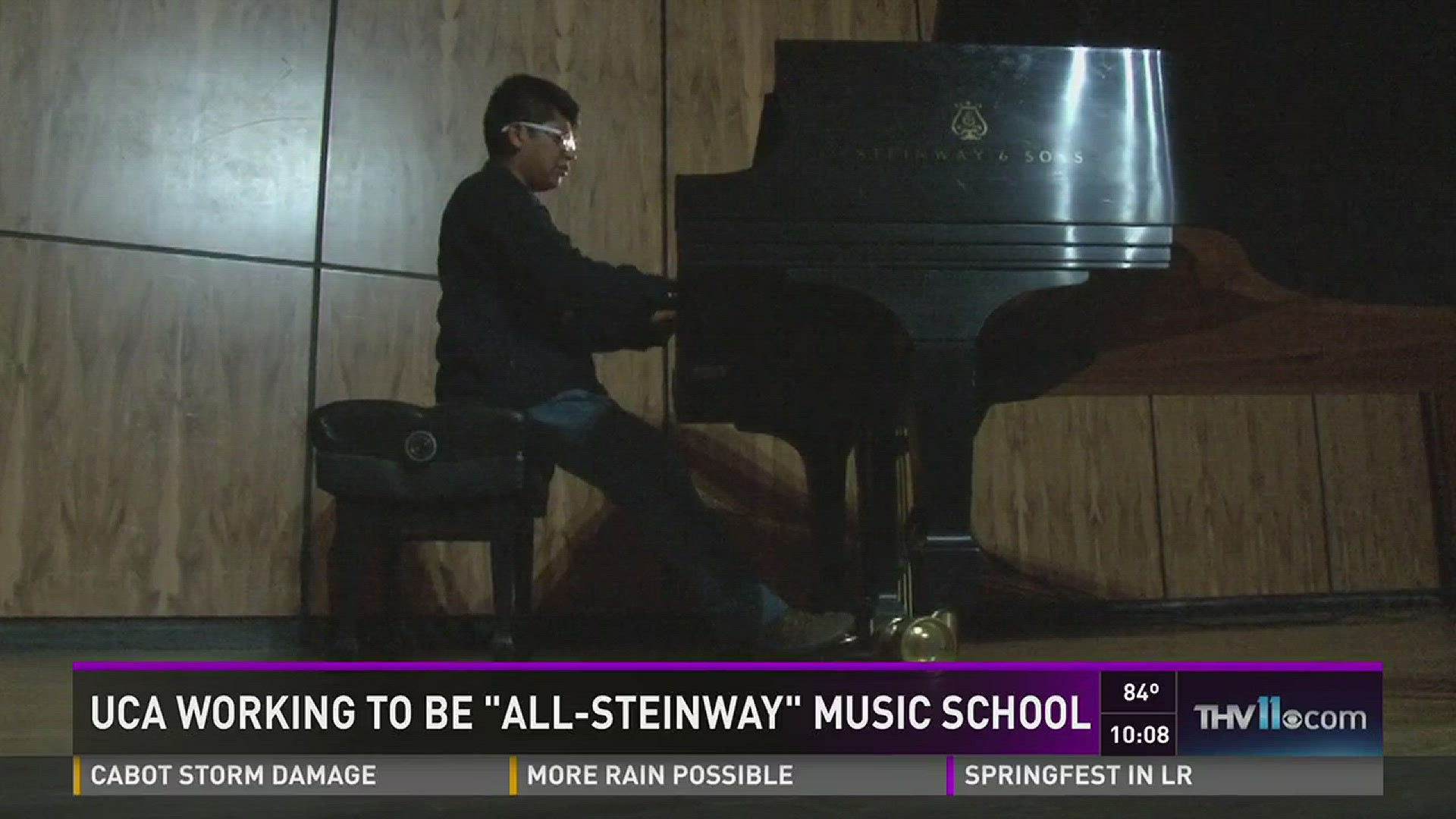 A fundraising event at UCA was held in hopes to earn enough to buy 43 new Steinway pianos