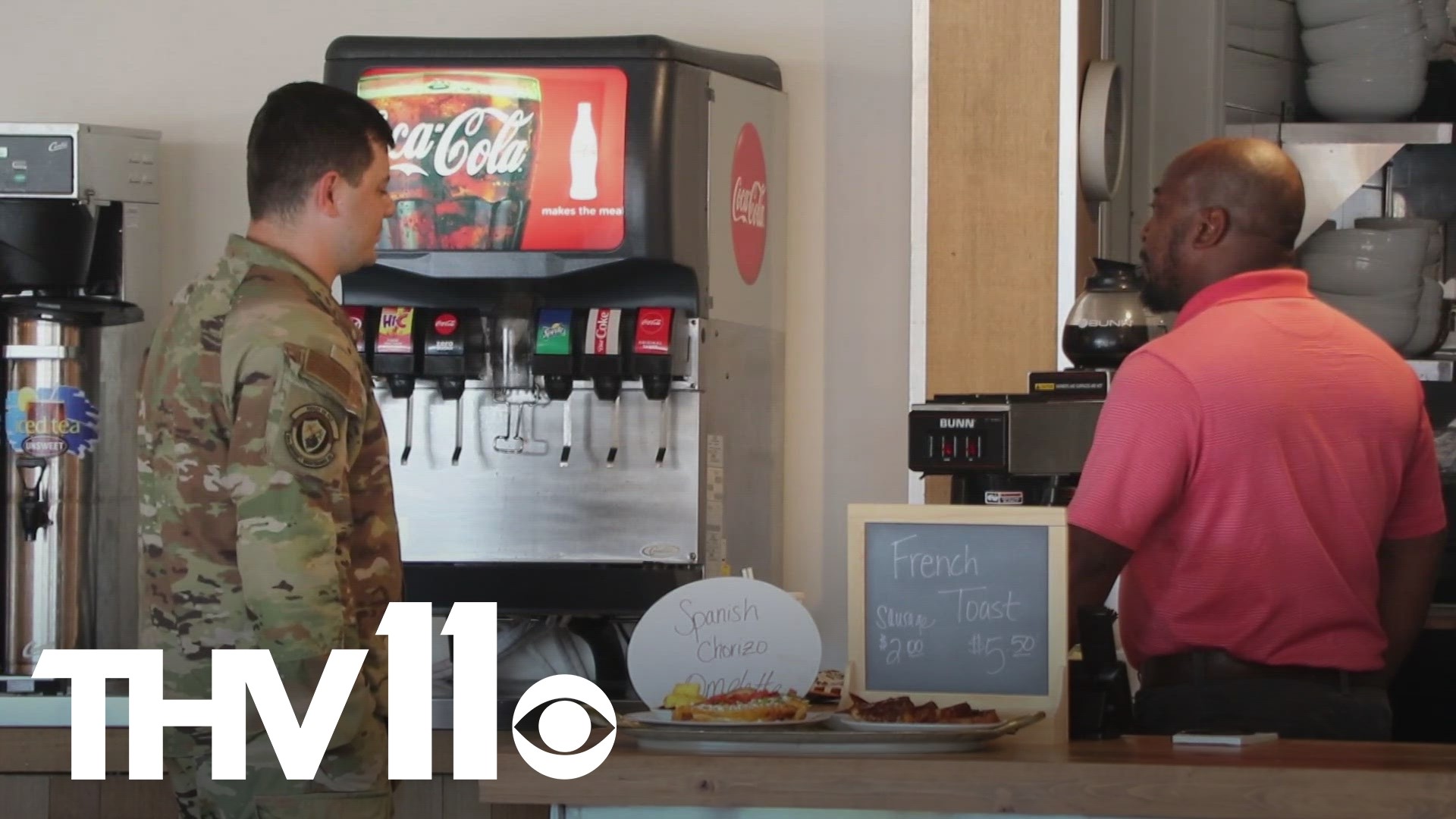 Thousands of people made their way to Little Rock Air Force Base for Thunder Over the Rock, but the crowds went beyond the base and into neighboring businesses.