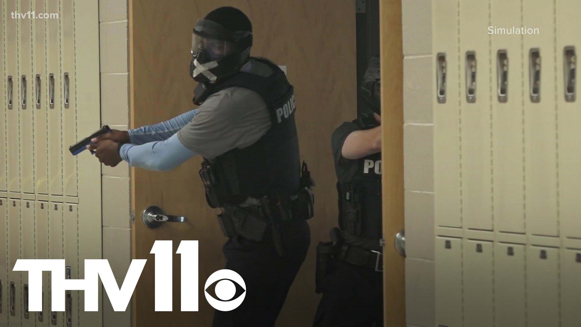 First responders are preparing themselves with hands-on training to respond to active shooters, bombs, and medical emergencies.