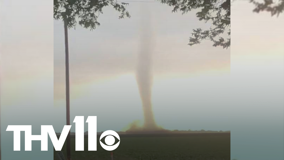 Possible tornado sighted in England, Arkansas
