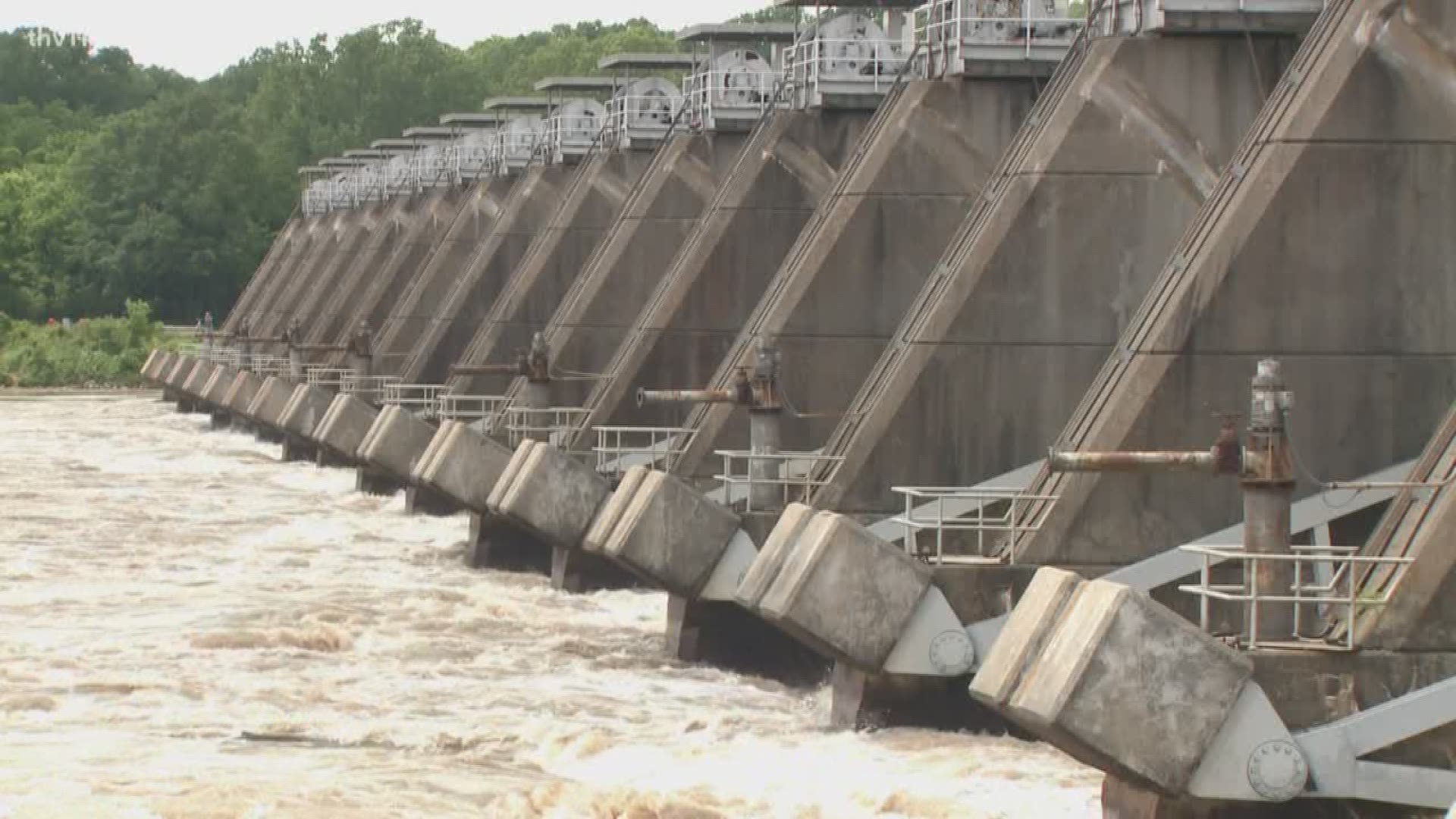 The operators at David D. Terry Lock and Dam in Scott, Arkansas are preparing by removing a lot of electrical and mechanical equipment that could be put underwater due to flooding.