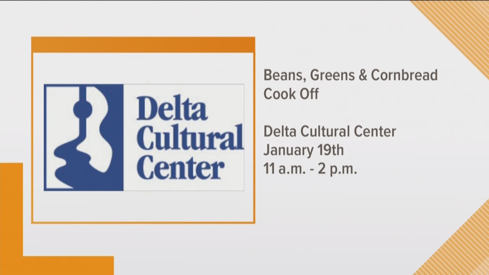 The Delta Cultural Center in Helena is hosting its annual cook off, unique to Arkansas Delta traditional tastes.
