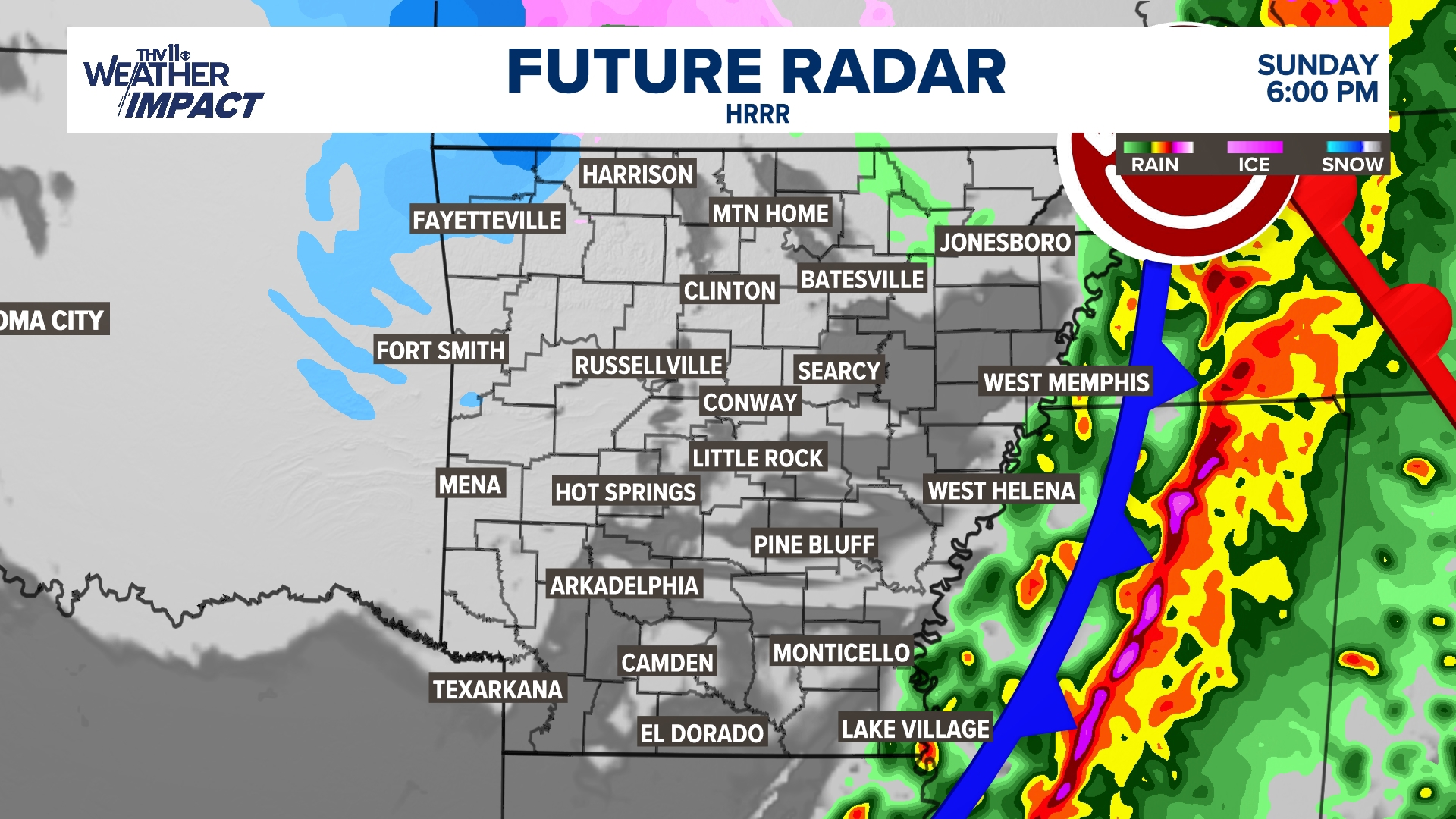 Freezing temperatures set to move into Arkansas | thv11.com
