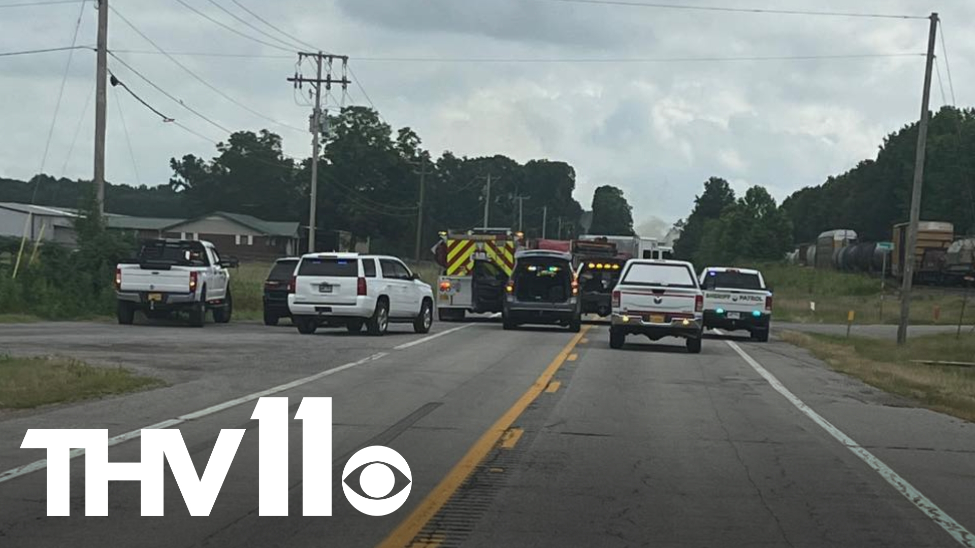 Train Stopped In Small Arkansas Town After 'spewing Toxic Gas' 