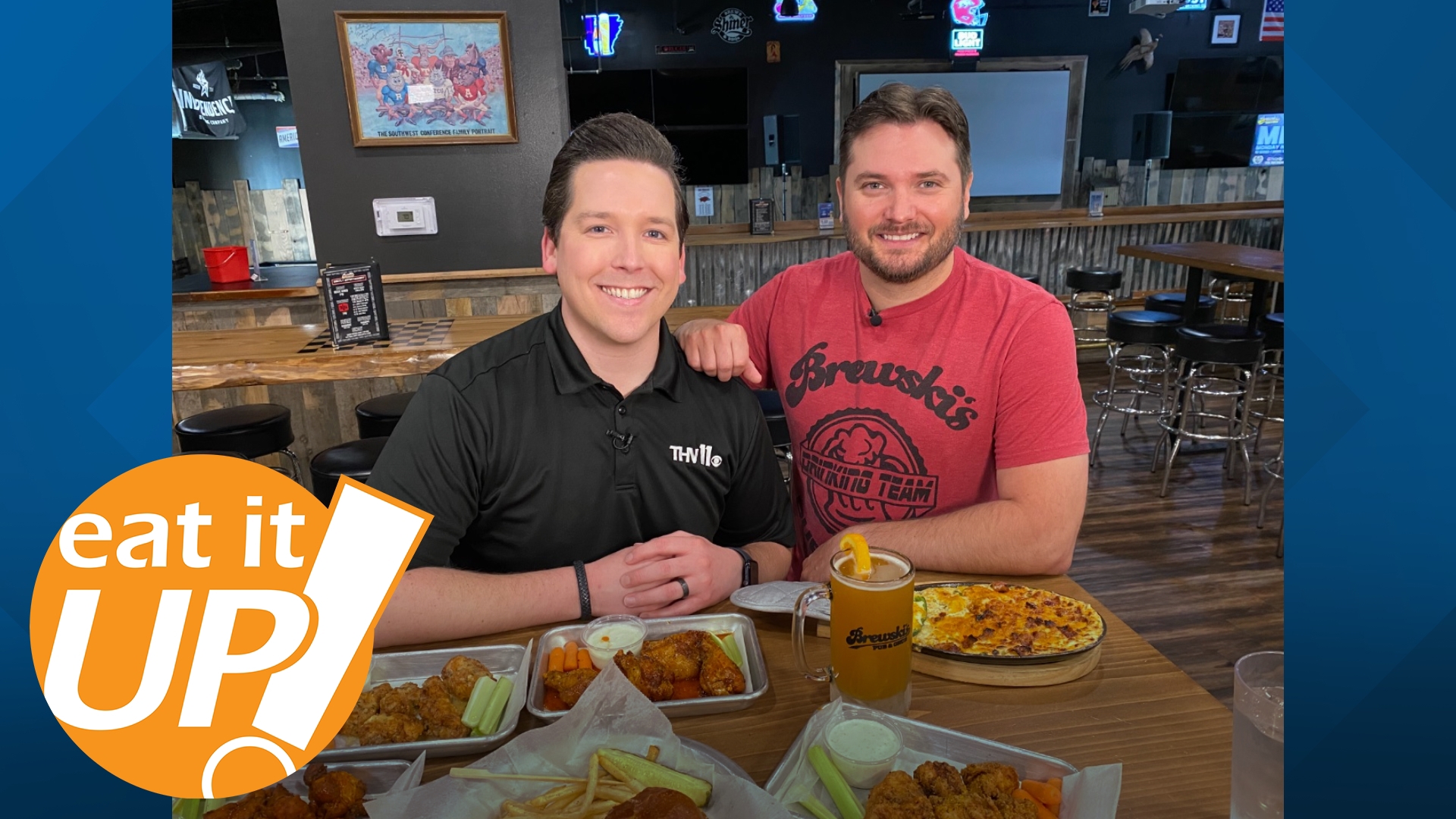 On this week's Eat It Up, Hayden Balgavy visits Brewski's Pub & Grub in North Little Rock, the perfect sports-themed spot to gear up for the 2024 football season.