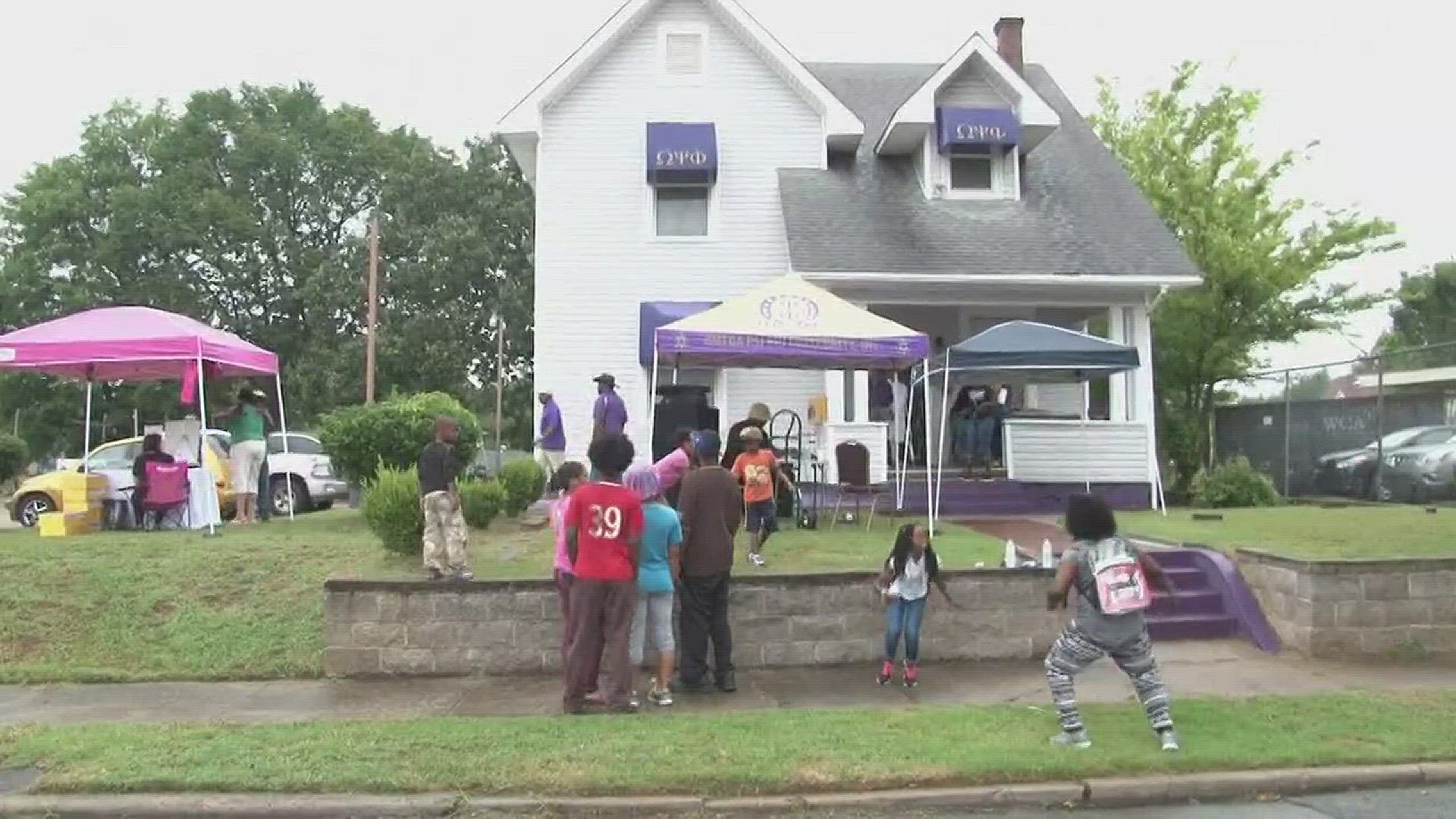 Omega Psi Phi Graduate Chapter Fraternity House hosts Back to School Backpack Giveaway