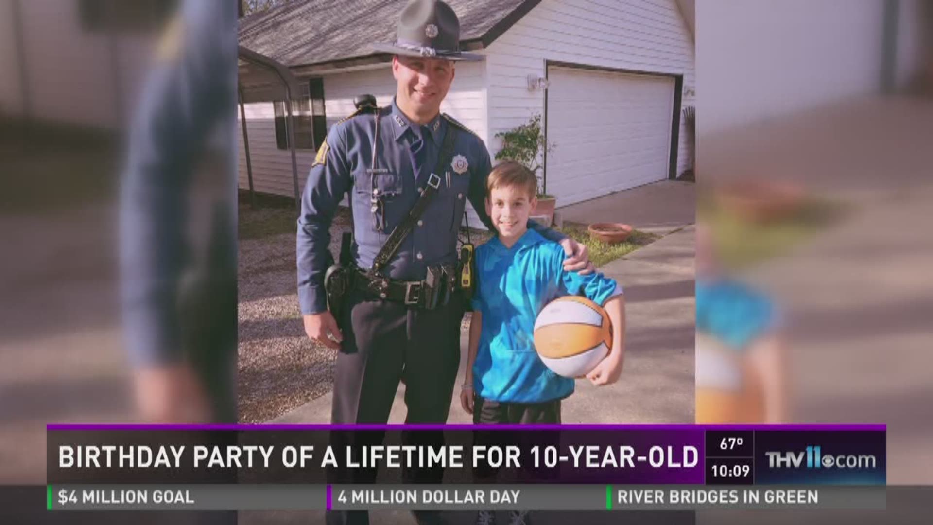 The Arkansas State Troopers went above and beyond to make sure a 10-year-old boy in Hot Springs had the best birthday. THV11.com 4/7/16