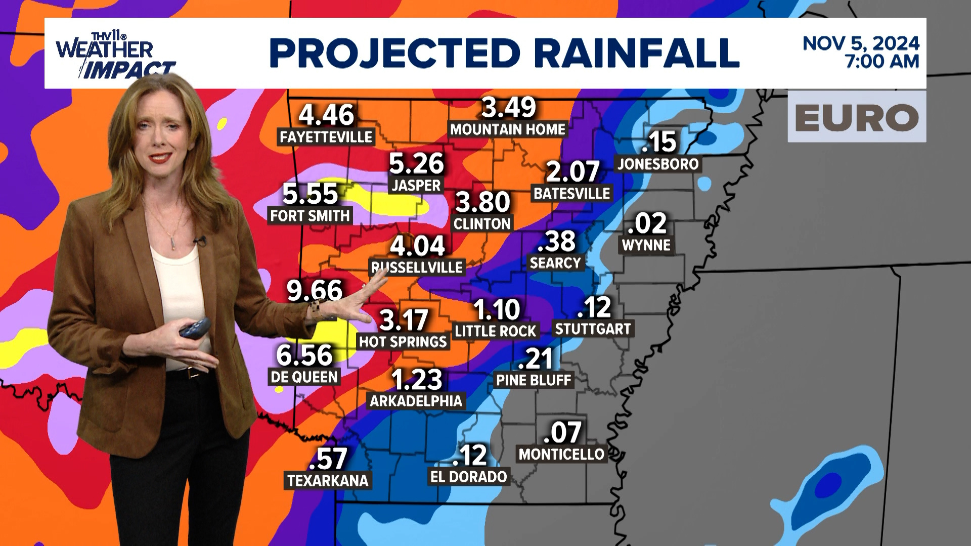 THV11+ weather forecast | Nov. 1, 2024.