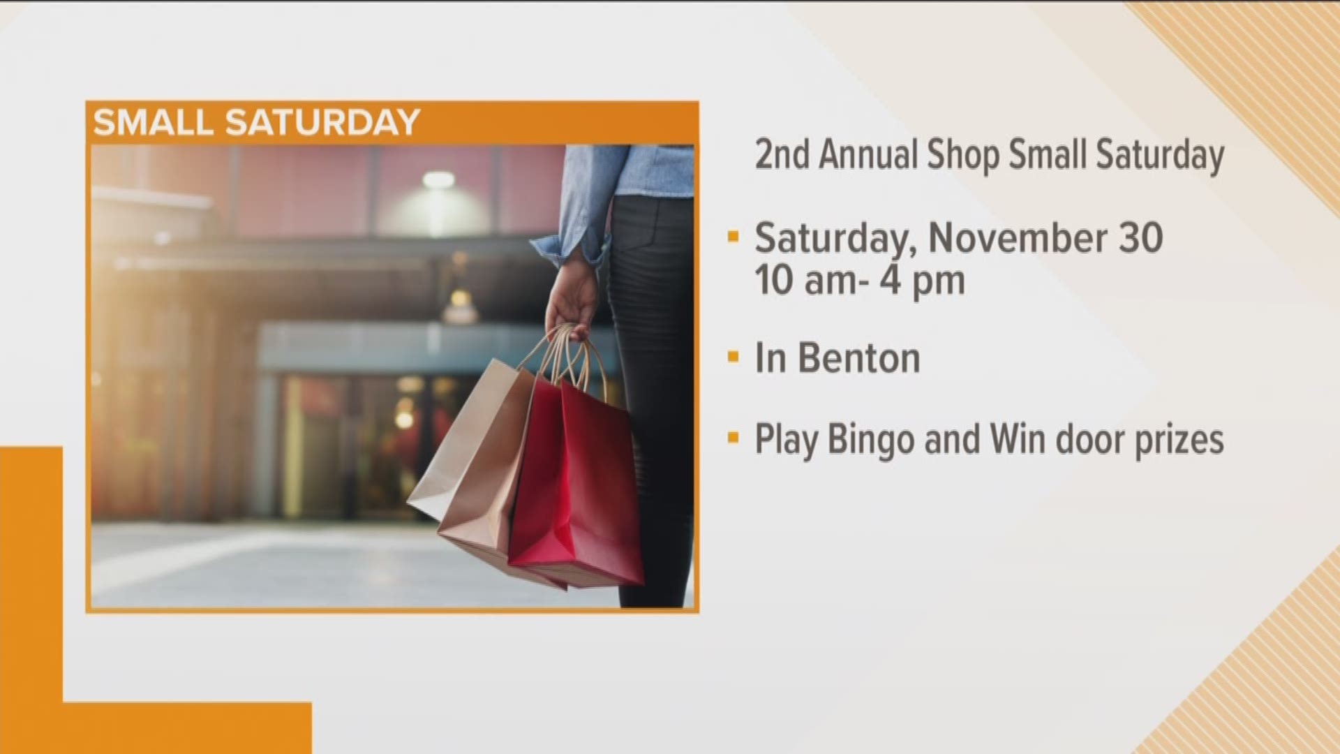 It's Small Business Saturday and a good time to get out and shop local.