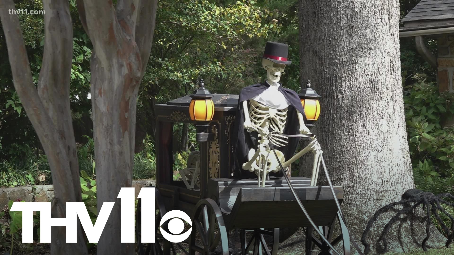 One neighborhood in Little Rock is going the extra mile to make sure trick-or-treaters stay safe this Halloween.