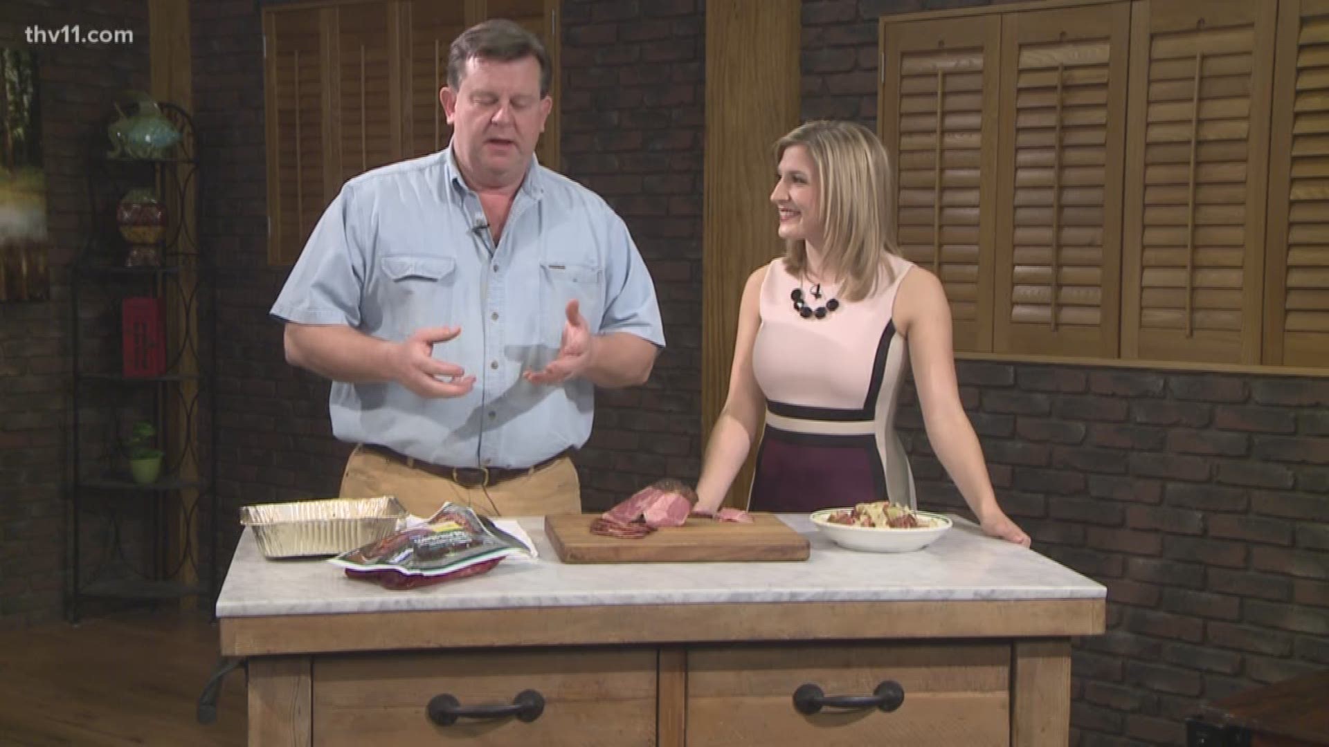 Anthony Michael makes smoked corned beef and cabbage for St. Patrick's Day.