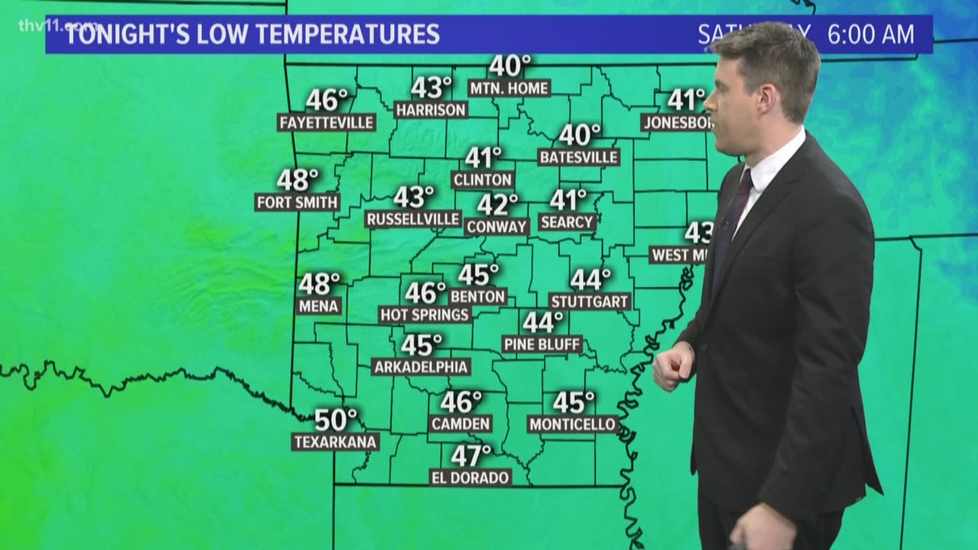 Nathan Scott gives us a look at the upcoming weather.