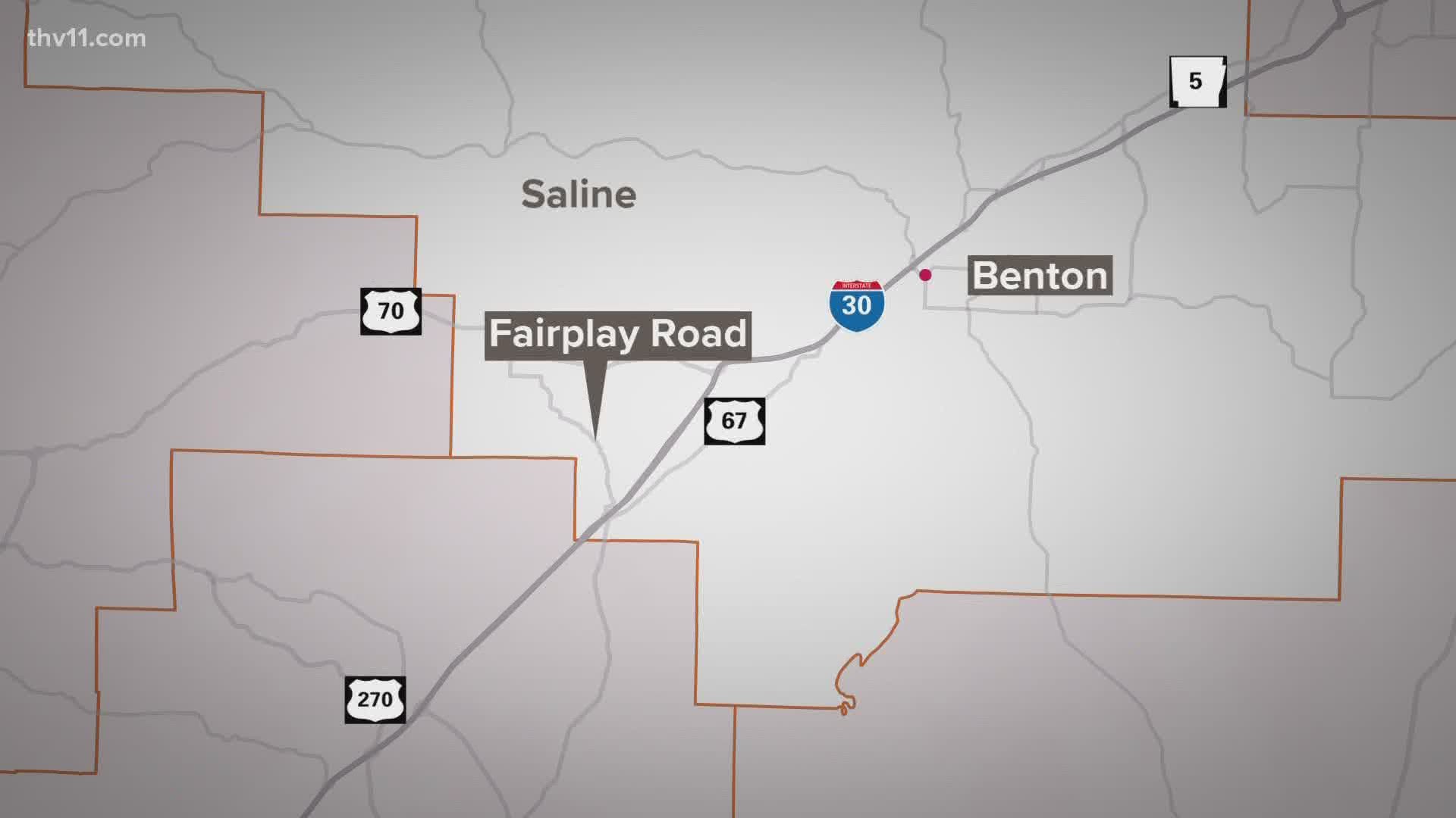 A Saline County man is in jail, accused of shooting and killing his girlfriend with a crossbow.