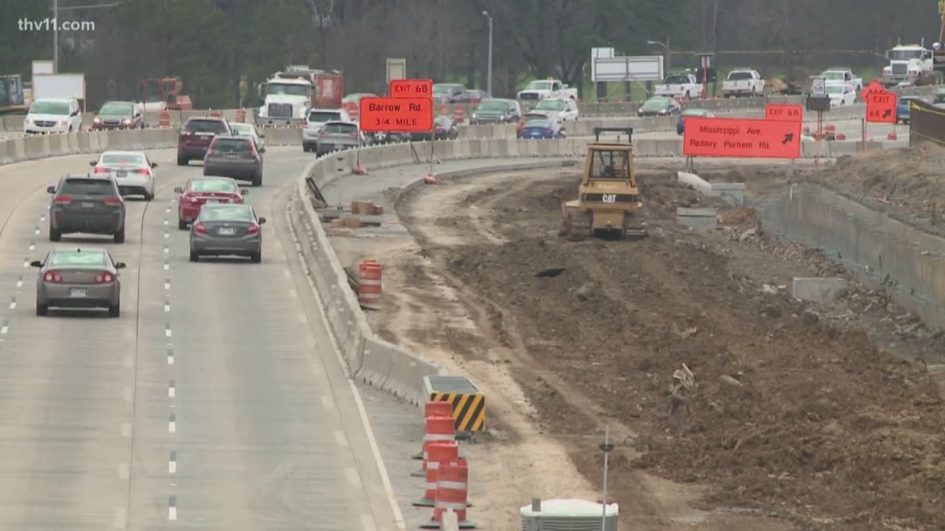 ArDOT spokesperson Danny Straessle said it could be another year before construction on the road is complete.