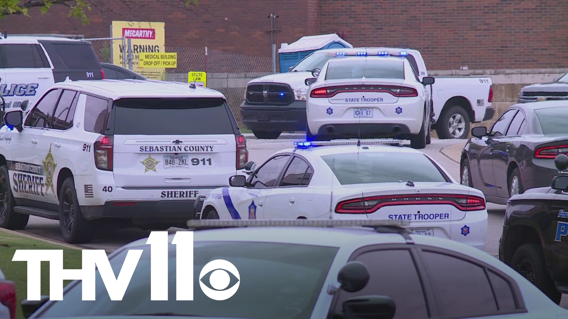 Police have identified the suspect who caused the hours-long lockdown at a Fort Smith hospital after he was found hiding in "a small box."