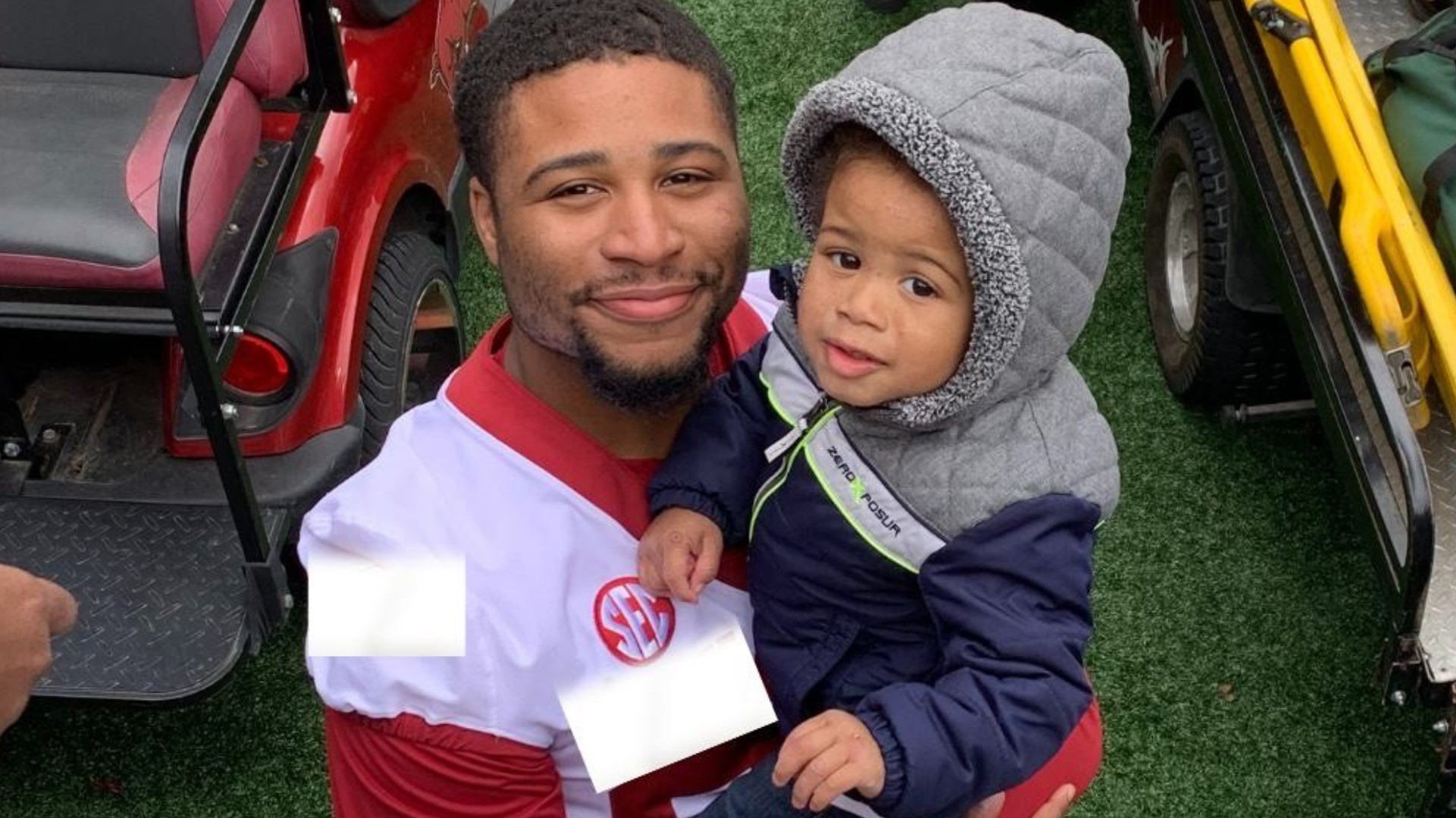 Arkansas wide receiver Koilan Jackson announced a partnership with the Legacy Letter Challenge Tuesday, designed to help fathers write letters of love to their kids