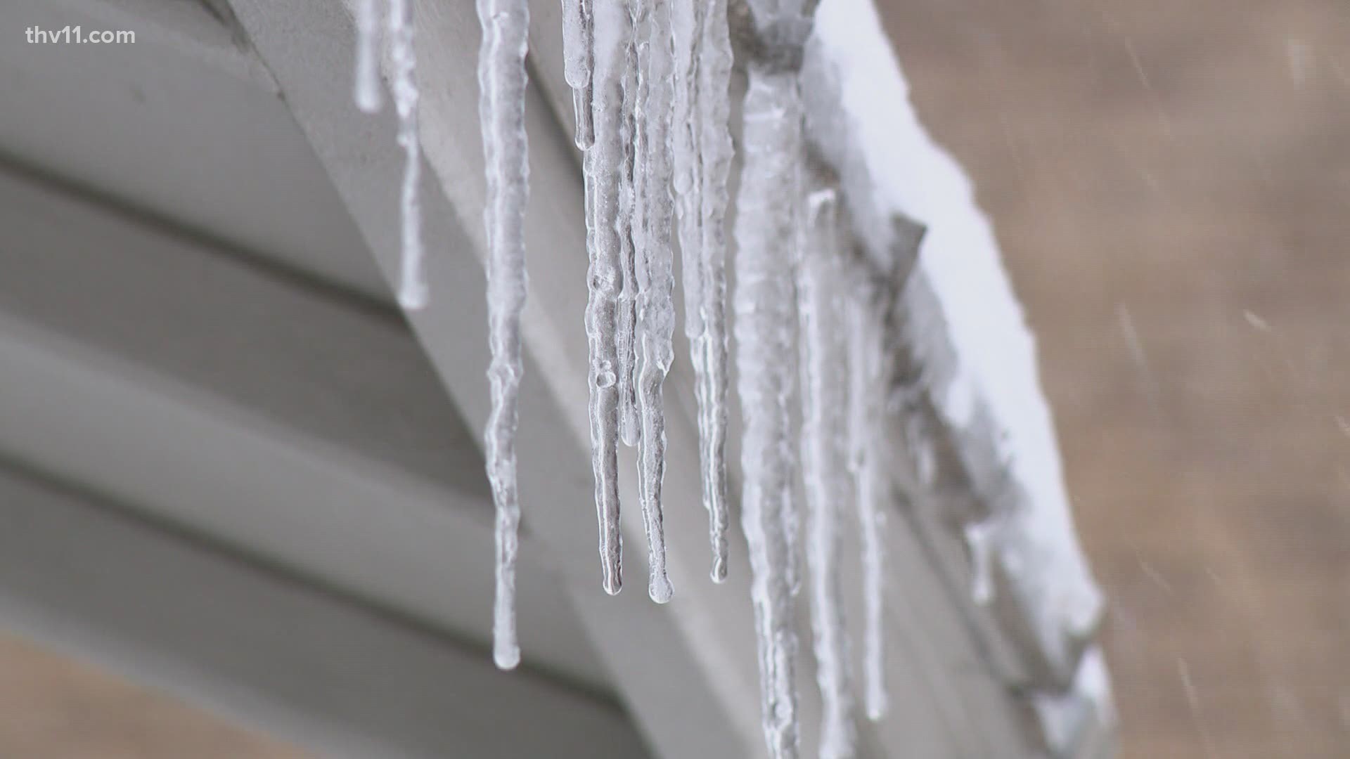 Be extra careful as you come and go from buildings. Icicles will be falling as the ice melts.