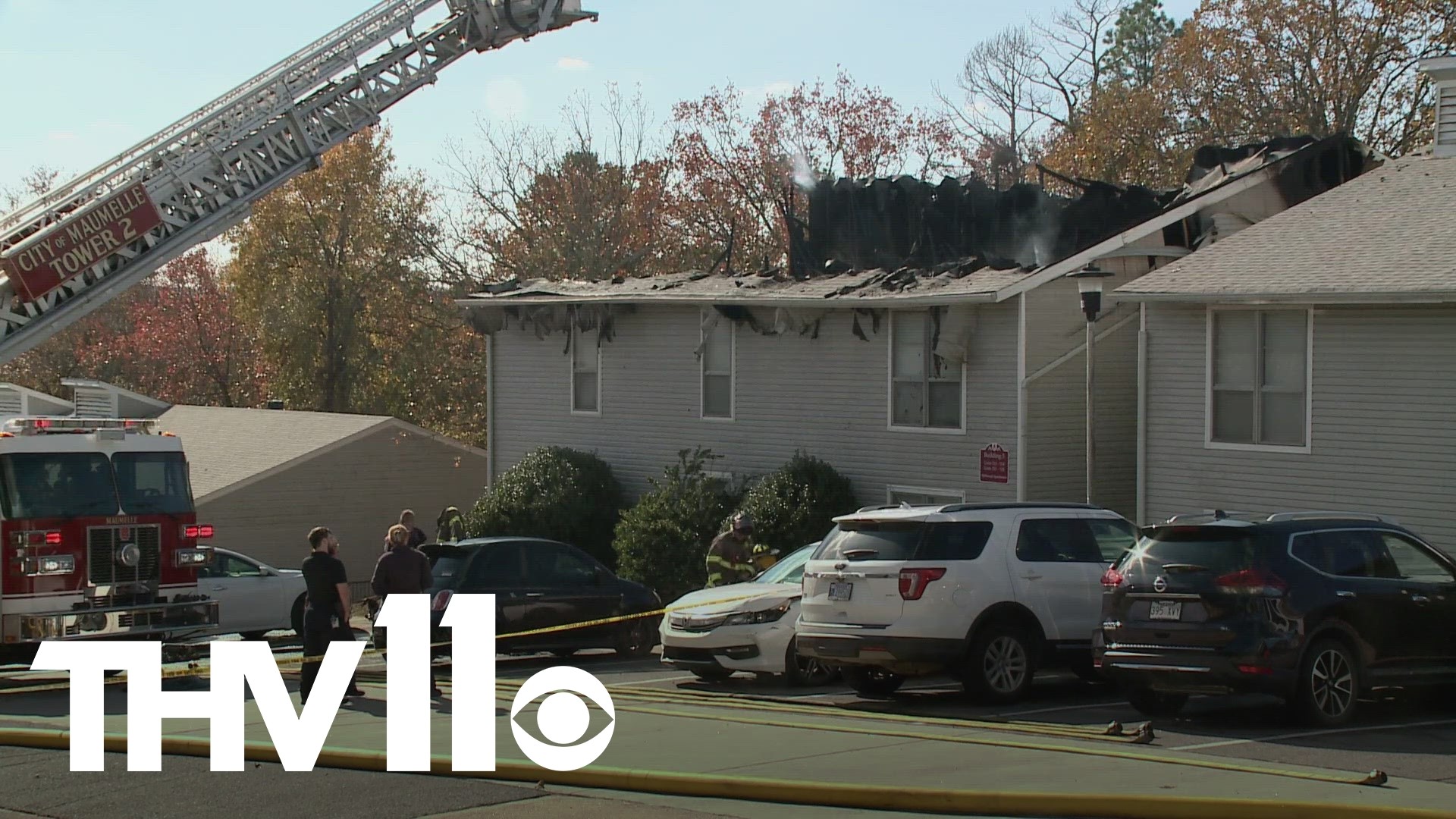 Several tenants have been displaced after a morning fire damaged the Millwood apartments just before the Thanksgiving holiday.