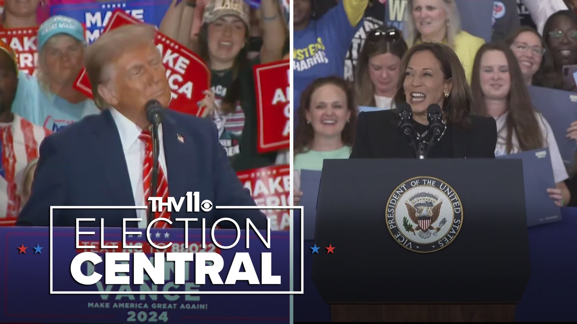 Now that Election Day is under one week away, Kamala Harris and Donald Trump are both focusing on "blue wall" states as the race for the White House heats up.