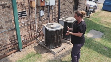 Thieves damage air conditioning units at North Little Rock veterinarian clinic