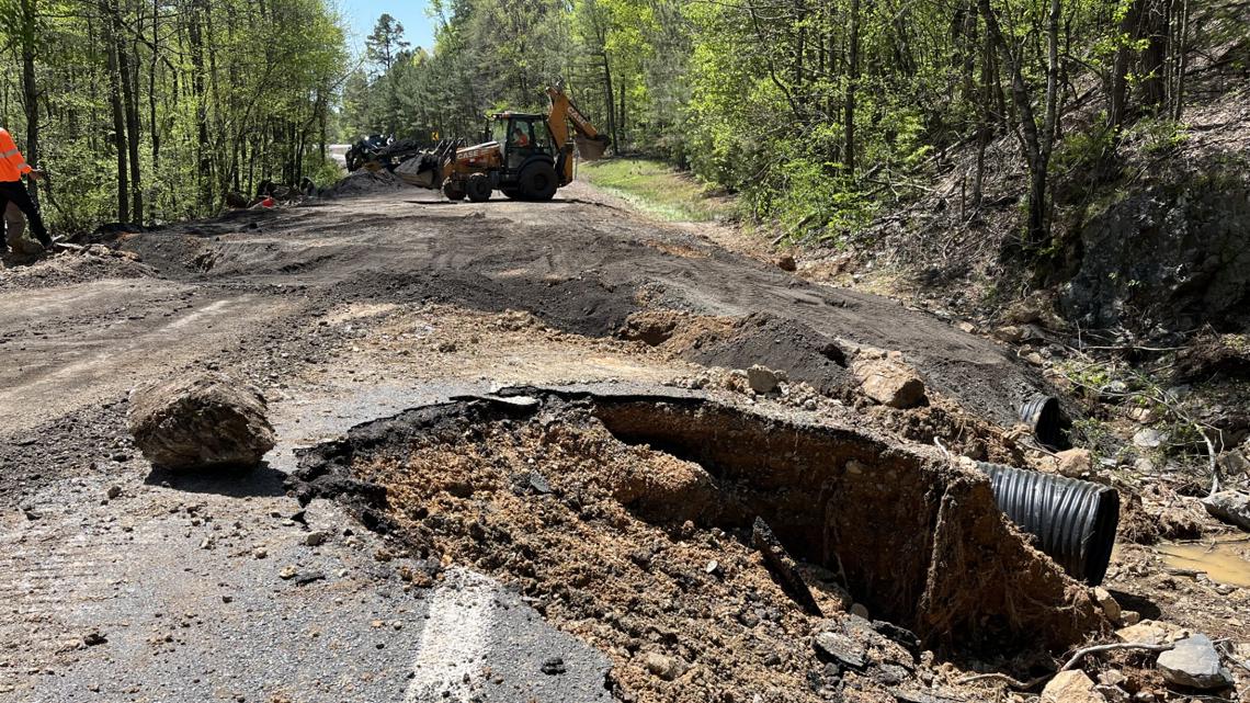 Disaster Repairs ARDOT works to repair roads damaged by floodwater after severe storms ...