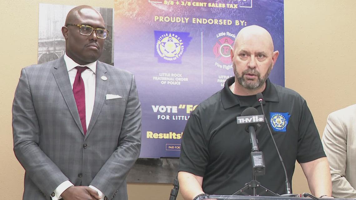 Little Rock police, fire unions support sales tax increase