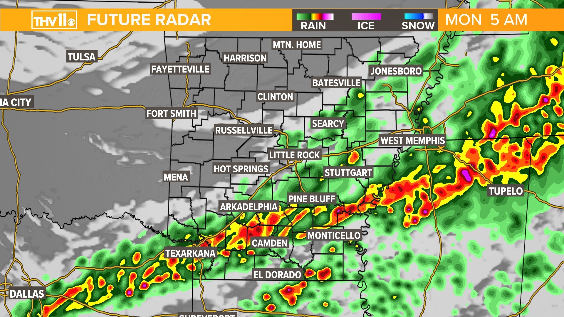 Arkansas Could See Potential Severe Storms Overnight | Thv11.com