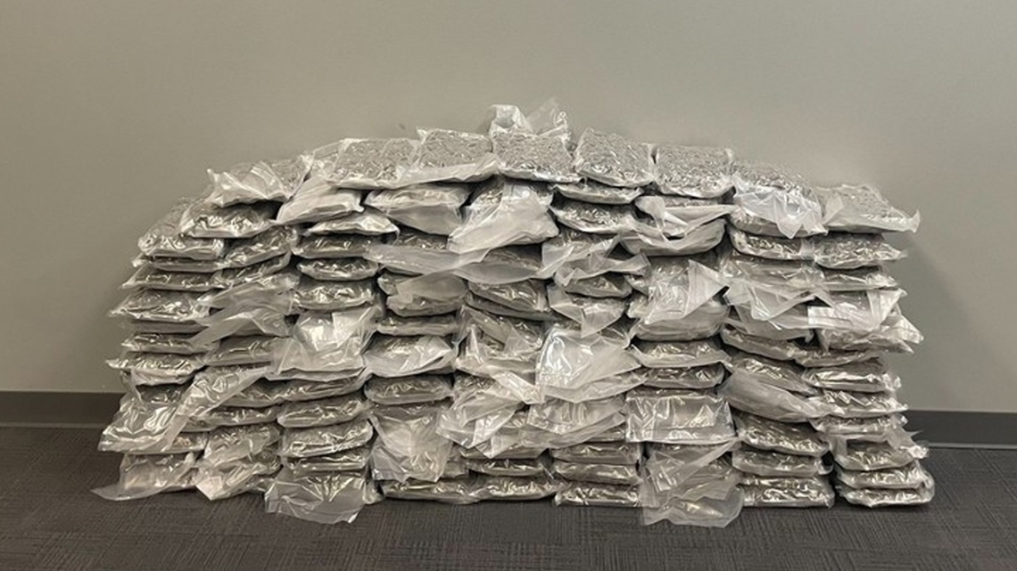 Officials seize 136 pounds of marijuana in traffic stop | thv11.com