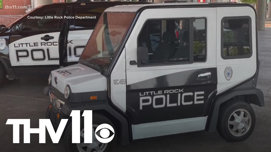 Small Little Rock police car goes viral