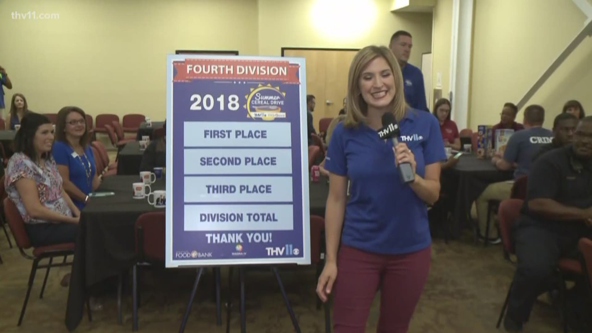 These are the Fourth Division winners for the 2018 THV11 Summer Cereal Drive.