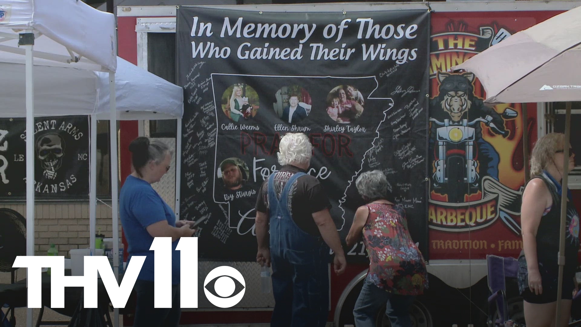 A Camden-based BBQ company was in Fordyce helping out those devastated by the mass shooting on June 21.