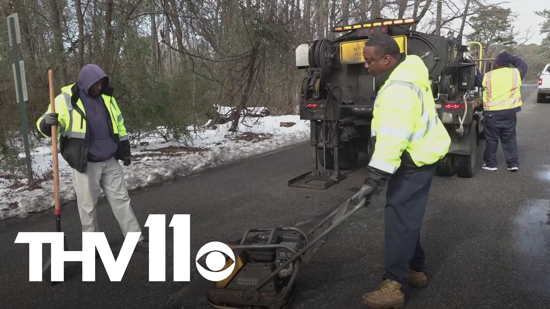 Arkansas crews actively work to fix potholes after winter storm | thv11.com