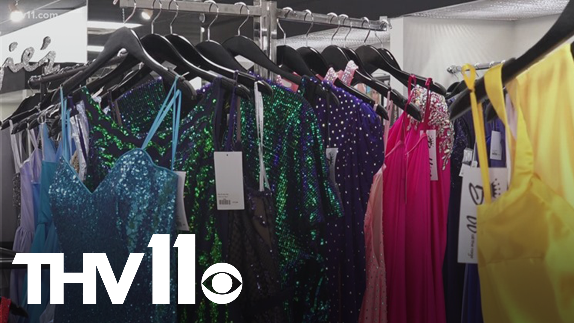 Over 600 dresses at Buffie's were left without love when the pandemic hit. But since Gov. Hutchinson loosened restrictions, dress sales have taken off.