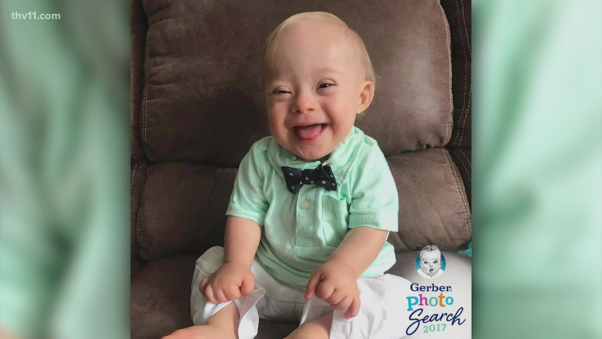 Lucas, a baby with Down Syndrome was named Gerber's Baby of the Year.