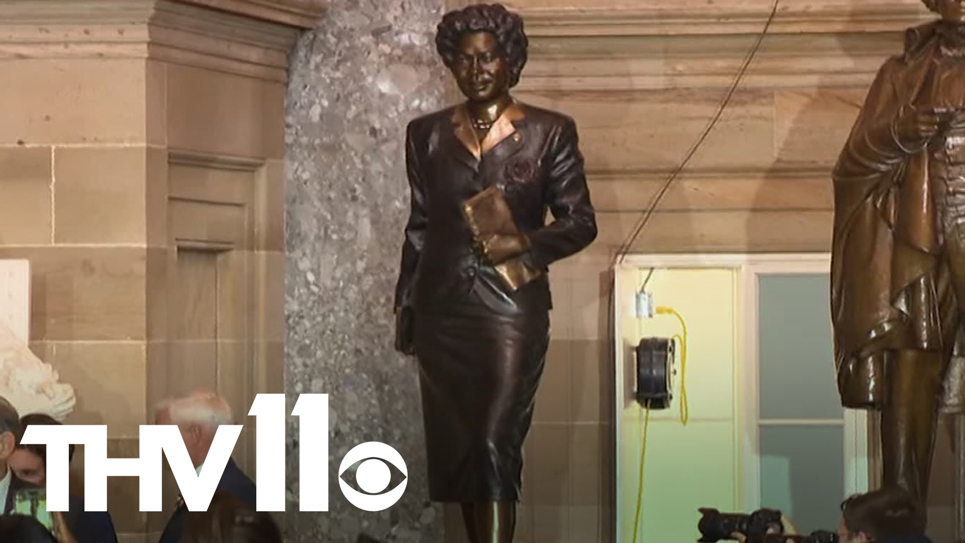 Daisy Bates, a civil rights leader who helped the Little Rock Nine during desegregation efforts, was honored with a statue at the U.S. Capitol.